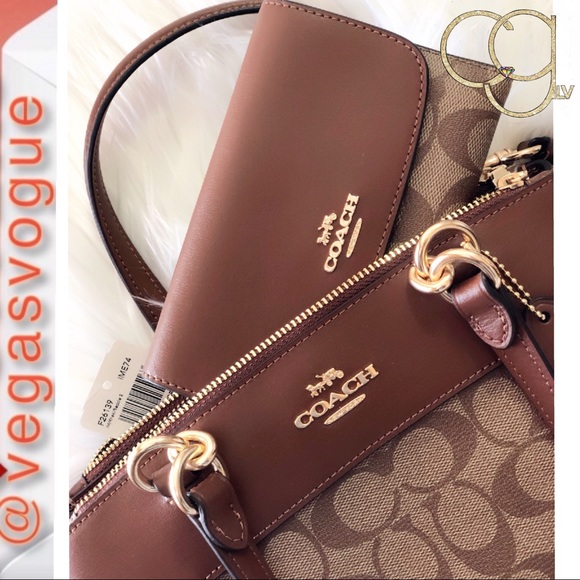 COACH Mini Brooke Carryall & Sig Envelope Wallet - Picture 2 of 7